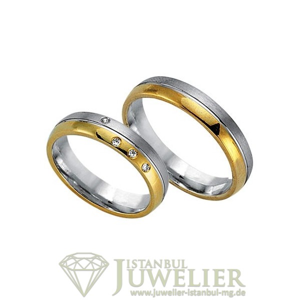 Juwelier Istanbul in Moenchengladbach Fides Kollektion Gold Trauringe - 8219